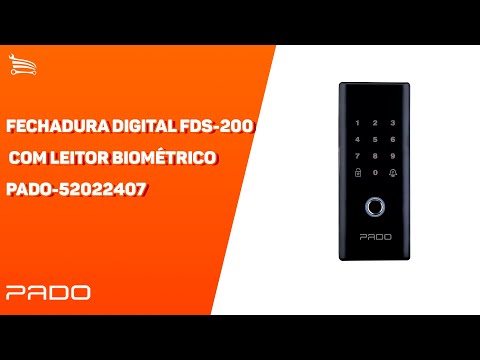 Fechadura Digital FDS-200 com Leitor Biométrico - Video