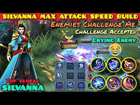 Challenge Except! Silvanna Max Attack Speed | Silvana Best Build 2022 |Build Top Global Silvana MLBB