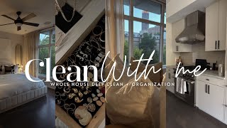 DEEP CLEAN WITH ME! CLEANING + ORGANIZING! WHOLE HOUSE DEEP CLEAN! ALLYIAHSFACE VLOGS