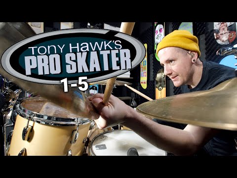 Tony Hawk's Pro Skater 1-5: A 5 Minute Drum Chronology - Kye Smith