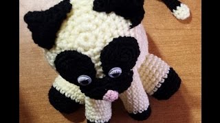 Gatto fermaporta all'uncinetto -tutorial amigurumi crochet - cat crochet -  ganchillo gato
