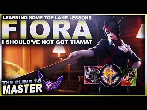 LEARNING IMPORTANT LESSONS ON FIORA! | League of Legends