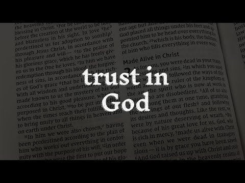 Trust in God