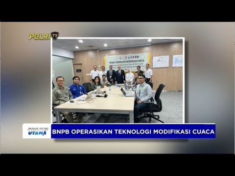 SUKSESKAN WORLD WATER FORUM BNPB OPERASIKAN TEKNOLOGI MODIFIKASI CUACA