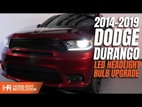 HR Tested: 64% Brighter LED Headlight Bulbs for 2014-2019 Dodge Durango