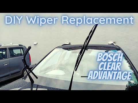 DIY Wiper Replacement|| Bosch Clear Advantage || Video 53  || Hyundai Creta 2021 SX Executive