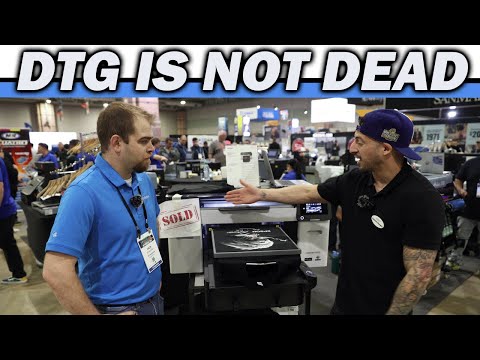 Is DTG Printing Dead In 2025? We Looked At The Epson SureColor F2270 Hybrid DTF & DTG Printer