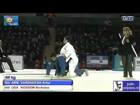 Judo 2010 Tblisi: Artur Vardanyan (ARM) - Nicholas Kossor (USA) [-60kg].