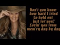 It's too late for love me  now-Dolly Parton