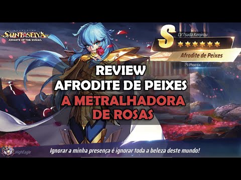 REVIEW - AFRODITE DE PEIXES - O JARDINEIRO DO SANTUÁRIO - SAINT SEIYA AWAKENING