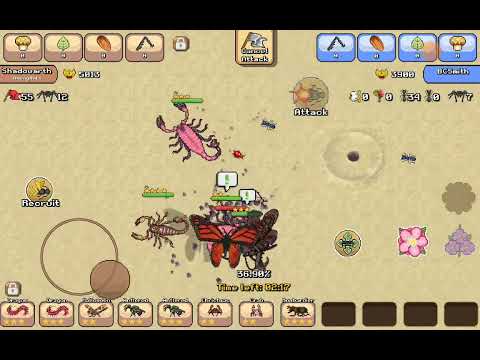 Pocket ants battle 13# (Scorpion Army Test)