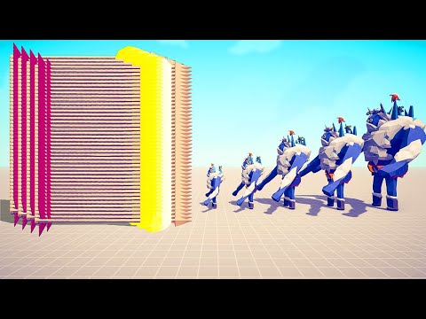 5x DIFFERENT SIZE OF FROST GIANT vs EVERY GOD - Totally Accurate Battle Simulator TABS