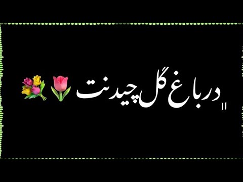 در باغ گل چیدنت صدقه خندیدنت