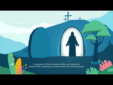 Happy Easter 2024 | Easter Sunday Animated Video | Motion Graphics Animation Wishes