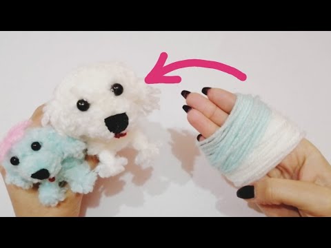The Cutest Dog Easy Making Diy!🧶🐕🐕Easy Woolen Crafts - Amazing/pom pom#diy