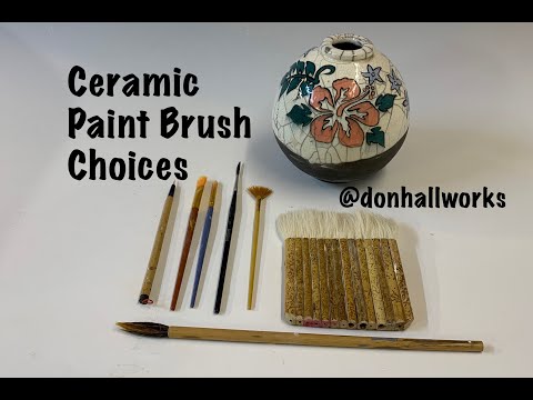 Ceramic Pottery Brush Choices