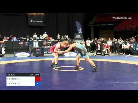 62 Kg Semis - Jennifer Page, Titan Mercury Wrestling Club Vs Mallory Velte, Titan Mercury Wrestlin