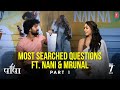 Nani & Mrunal Thakur Answer The Web's Most Searched Questions(Part -1) |Hi Papa |Vyra Ents |T-Series