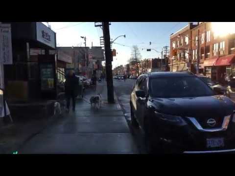 Toronto Neighbourhood Walk - Queen St E Through The Beach (aka The Beaches) - 4K