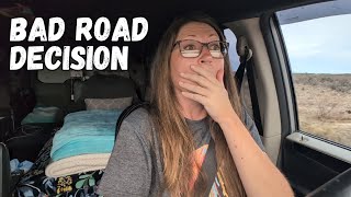 I Shouldn’t Have Taken This Road - 11 Miles of Stressful Van Life in New Mexico