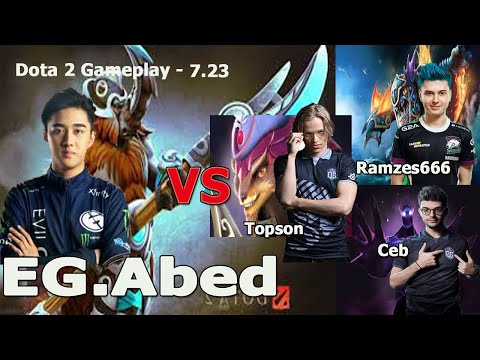 Abed Magnus Mid - Destroy Topson , Ramzes666 and Ceb Dota 2 Ranked | Gameplay 7.23 #05