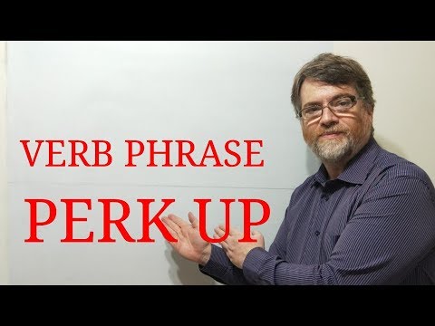 English Tutor Nick P Verb Phrase (96) Perk Up