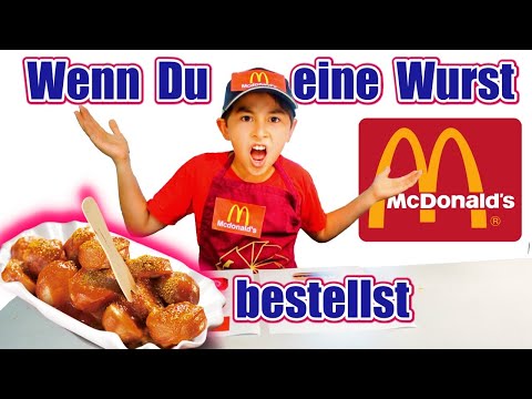 Wenn man bei McDonalds eine Wurst bestellt zuhause | Johann Loop
