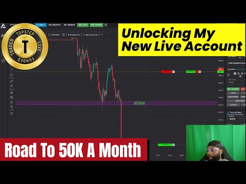 On A Mission To Make 50K A Month With A Prop Firm | Finally Got My Live Account With TopStep