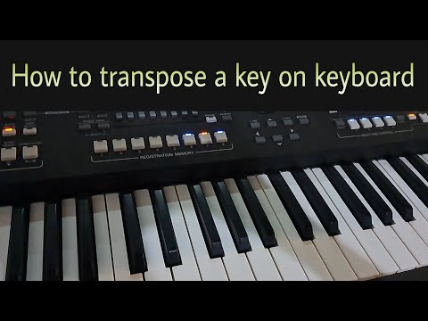 How to transpose a key on keyboard