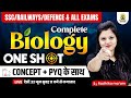 Complete Biology In One Shot Railway NTPC Group D RPF SSC CGL CHSL CPO Radhika Mam Biology