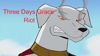 KRYPTO THE SUPERDOG ( Three Days Grace - Riot )