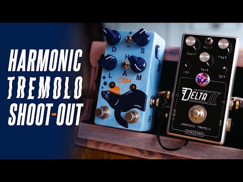 Harmonic Tremolo SHOOT-OUT! Jam Pedals Harmonious Monk vs. Spaceman Effects Delta II!