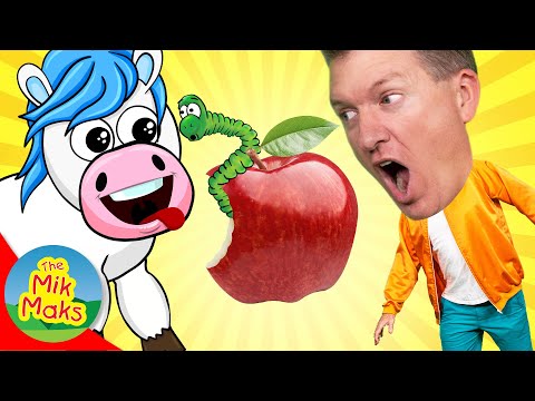 Om-Nom-Nom Fruit Song & More | Kids Songs | The Mik Maks