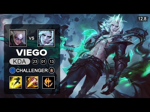 Viego vs Diana Jungle - EUW Challenger - Patch 12.8 Season 12