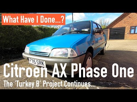Repairing a 1988 Citroen AX11 Phase One | Citroen AX11RE  | French Car | The 'Turkey B' Project