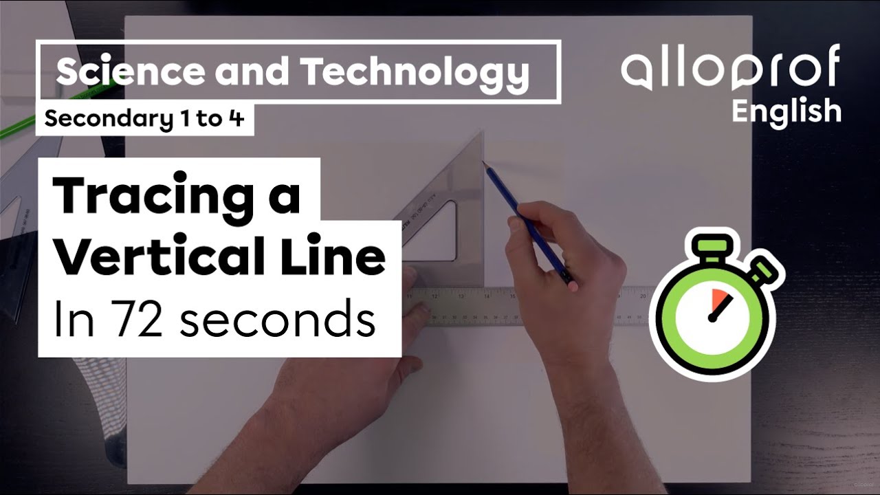 Tracing a Vertical Line