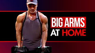 How To Build BIGGER Arms At Home (For Older Men!)