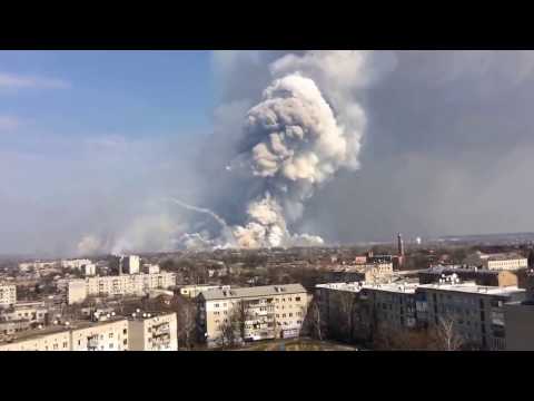 Ukraina: Pożar składu amunicji