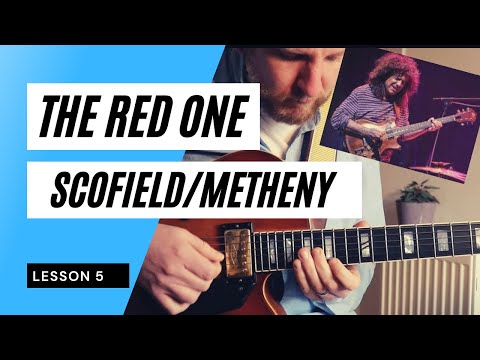 HOW TO PLAY Pat Metheny's SYNTH GUITAR solo  PART 2 // The Red One - Scofield/Metheny