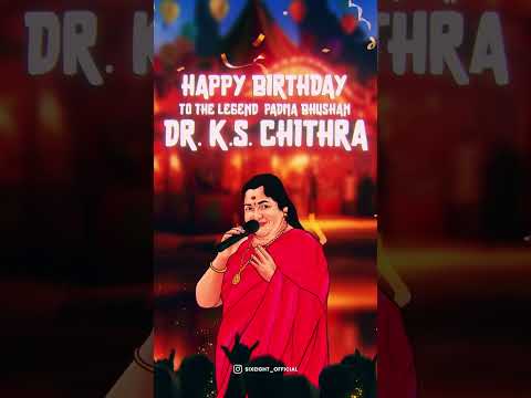 Happy Brithday K.S Chithra | Melody Queen Of India #shorts