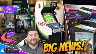 Arcade1Up Golden Tee Midway XL Available Online, Jurassic World Pinball Pack & Atari 7800+ Announced
