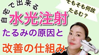 【自宅で出来る水光注射】たるみの原因をご説明!!