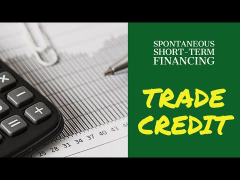 Spontaneous short-term financing by trade credit and it's costs