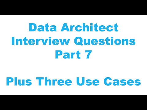Data Architect Interview questions - part 7