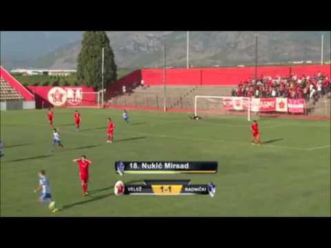 Velež 1:2 FK Radnički //2 fantastična pogodka Nukića protiv Veleža //
