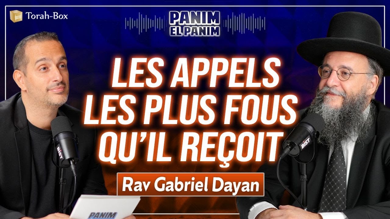 RAV GABRIEL DAYAN 🎙️ Panim El Panim