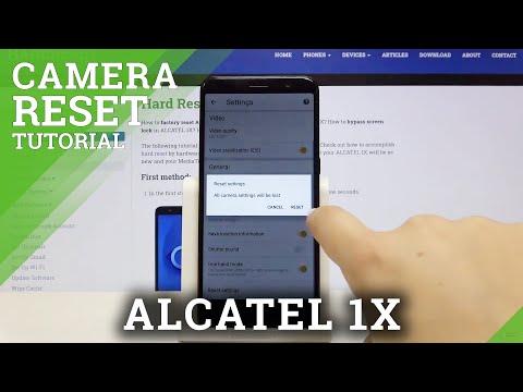 How to Reset Camera Settings in ALCATEL 1X – Restore Camera Defaults