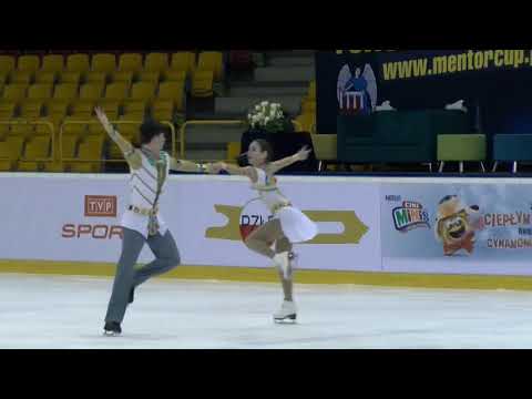Adel TANKOVA Ronald ZILBERBERG ISR FD Senior Ice Dance Mentor Torun Cup 2018