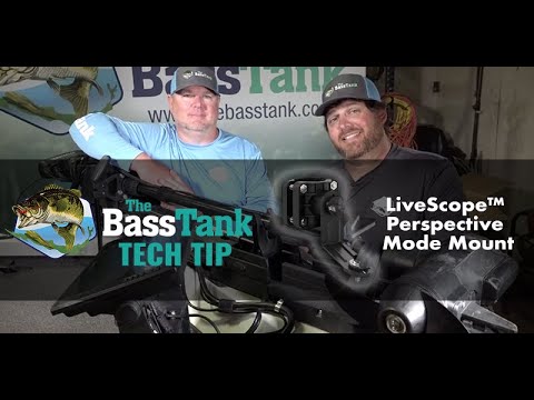 How to Install the Garmin Perspective Mount - The Bass Tank Tech Tip