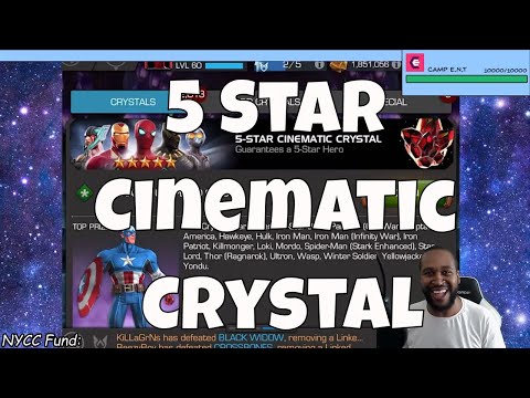 5 Star Cinematic Crystal Opening  l  Marvel Contest Of Champions